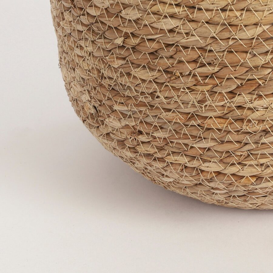 Jorck Plantenmand - H19 x Ø22 cm - Zeegras - Lichtbruin - Afbeelding 3