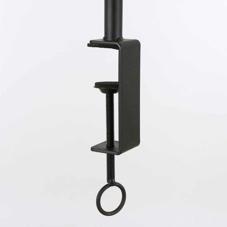 Tafelklem - H110 x L223-250 cm - Metaal - Zwart - Afbeelding 3
