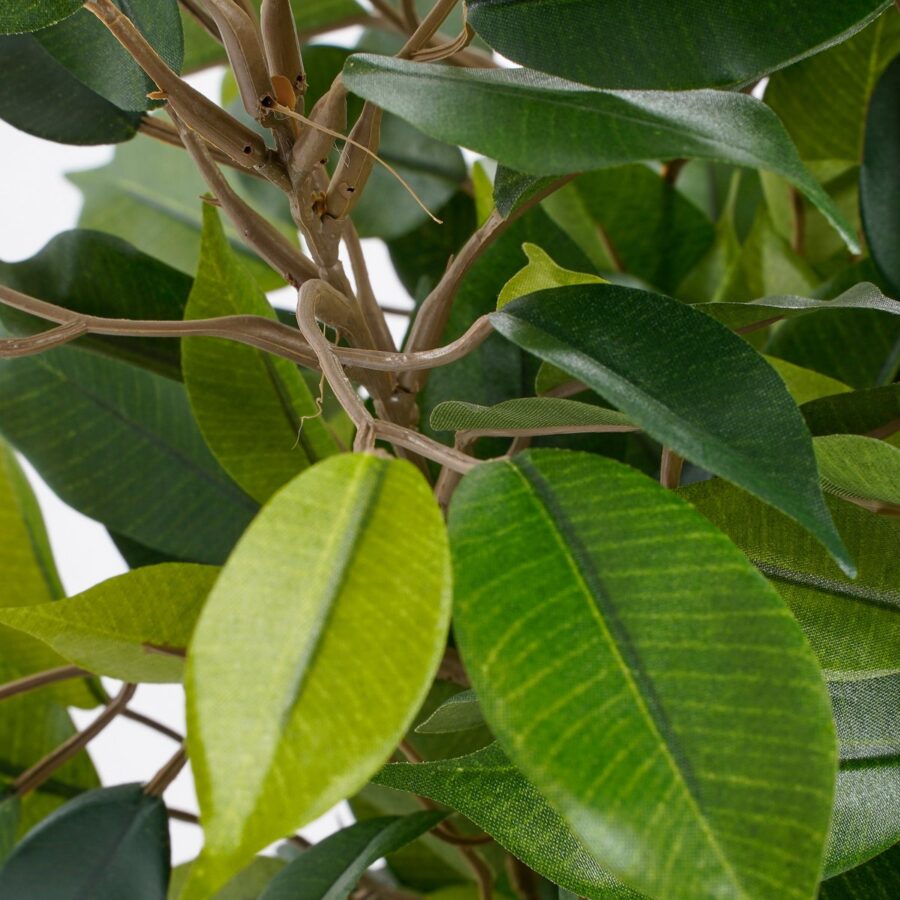 Ficus Natasja Kunstplant in Bloempot Stan - H40 x Ø30 cm - Groen - Afbeelding 3