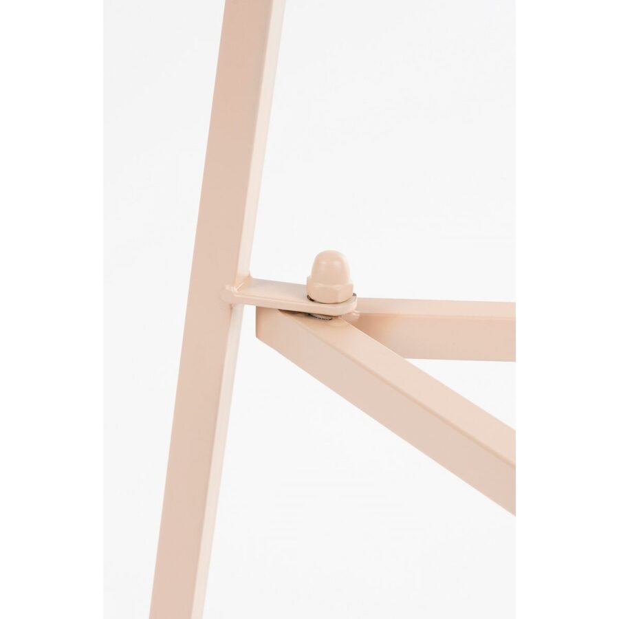 Adine Plantentafel - H80 x Ø30 cm - Metaal - Lichtroze - Afbeelding 3