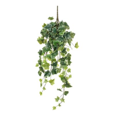 Hedera Kunst Hangplant - H71 cm - Groen Bont