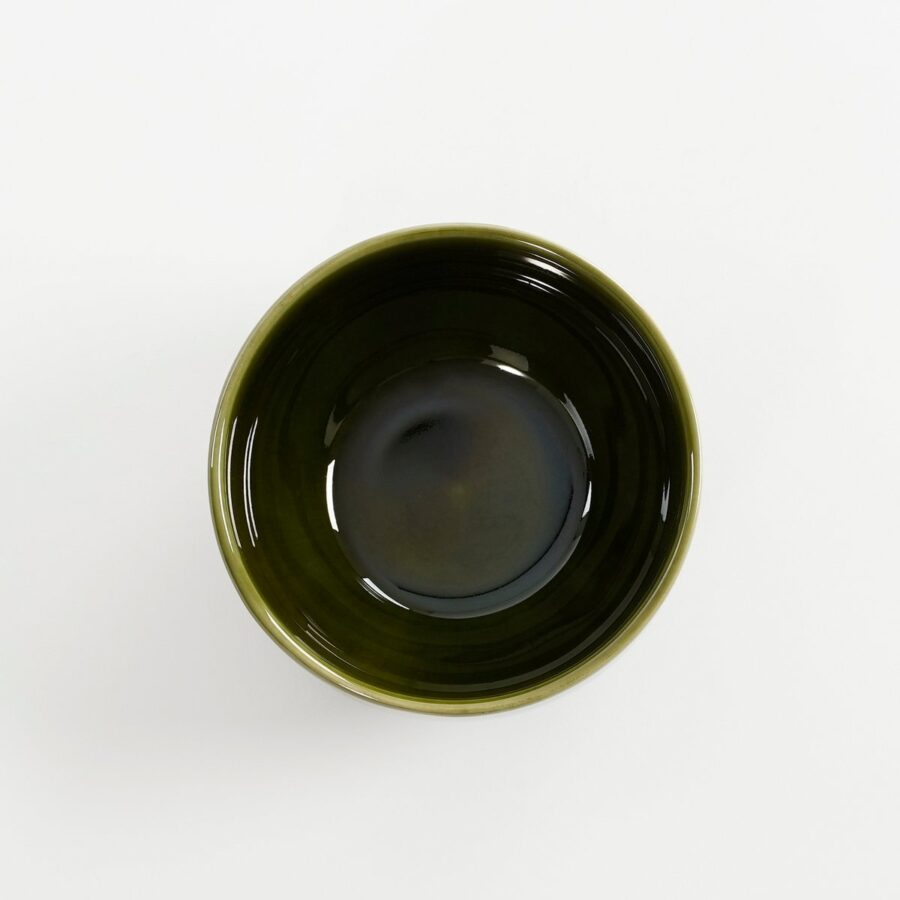 Rhea Schaal - Ø13 cm - Keramiek - Groen - Afbeelding 3