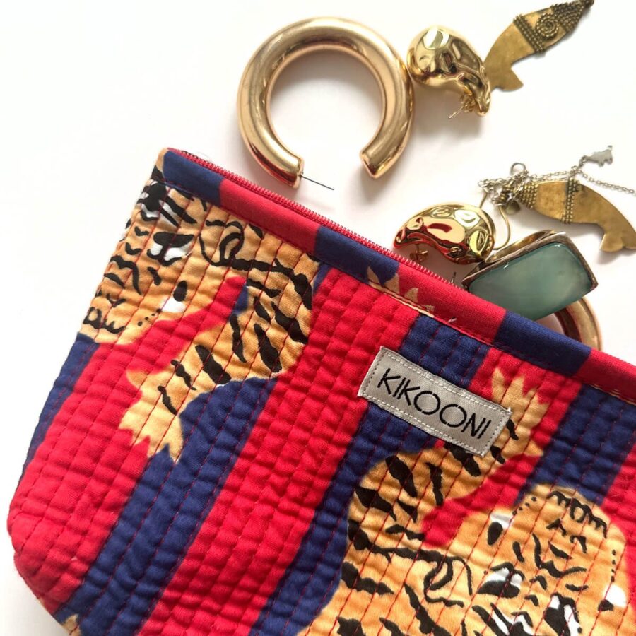 Handgemaakte mini -tas 'Poppy Tiger Diva' - Afbeelding 6