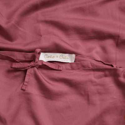 Kids - TENCEL™ Twill Dekbedovertrek Dusty Rose