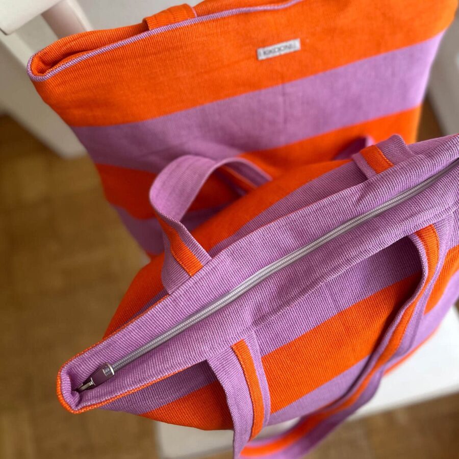 Handgeweven Strandtas 'BELEZZA' - Afbeelding 5