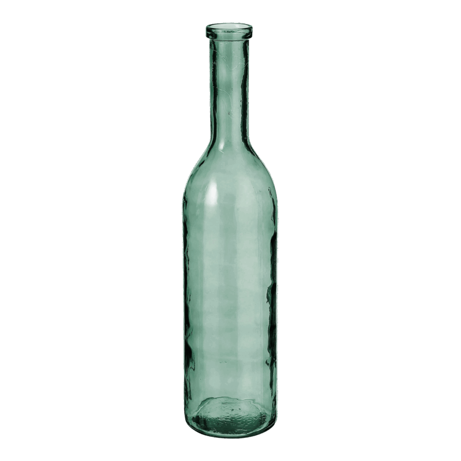 Rioja Fles Vaas - H75 x Ø18 cm - Gerecycled Glas - Groen - Afbeelding 2