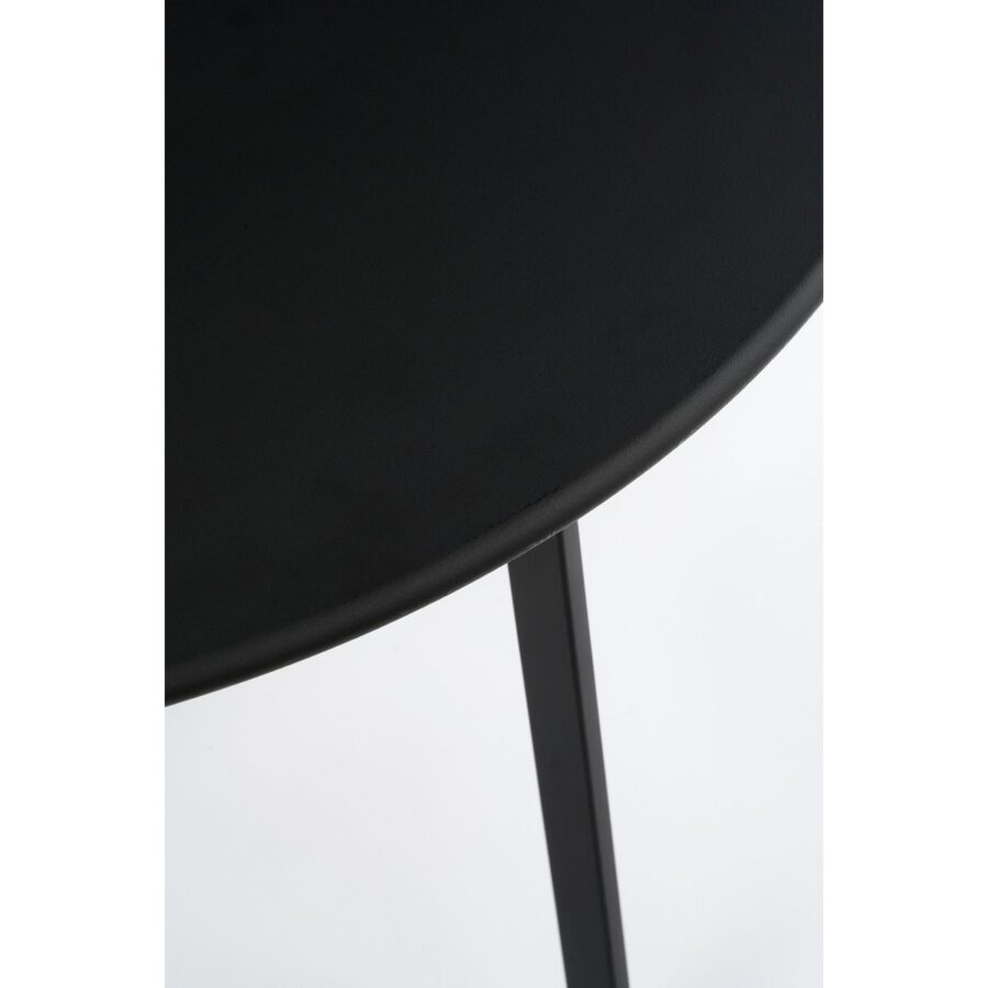 Seatle Bijzettafel voor Buiten - H38 x Ø58 cm - Metaal - Zwart - Afbeelding 2