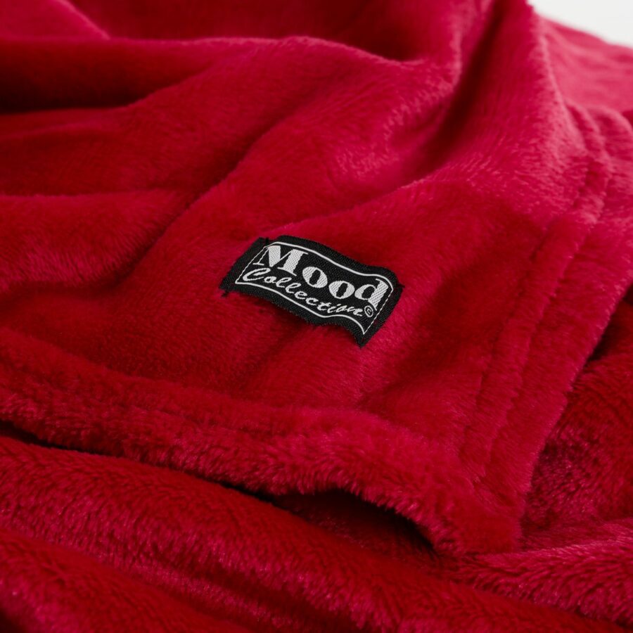 Famke Fleece Plaid - L180 x B130 cm - Rood - Afbeelding 4