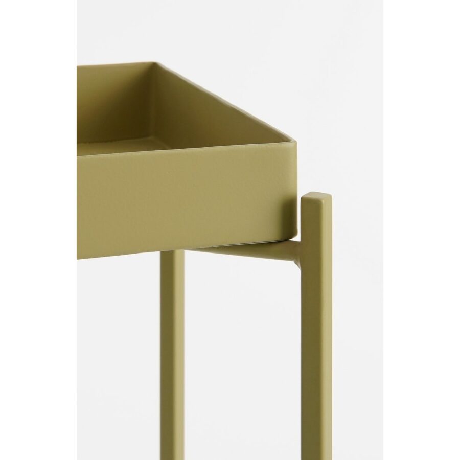 Dacia Plantenstandaard - L22 x B22 x H68 cm - Metaal - Groen - Afbeelding 2