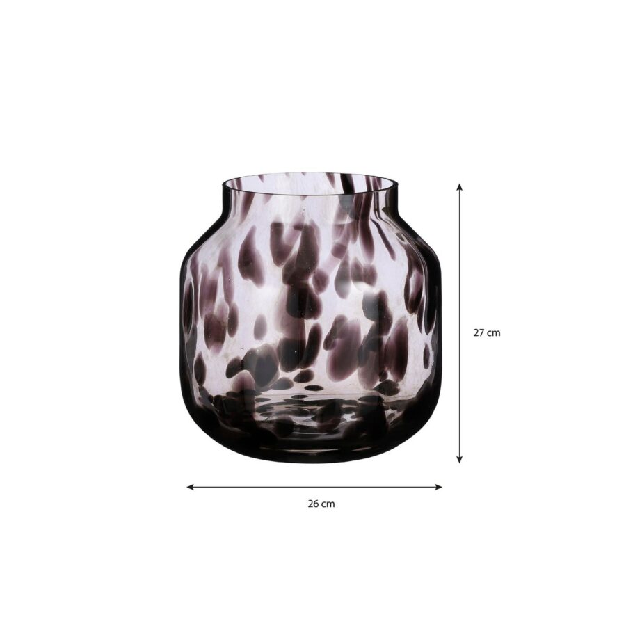 Pantera Vaas - H27 x Ø26 cm - Bruin - Afbeelding 5
