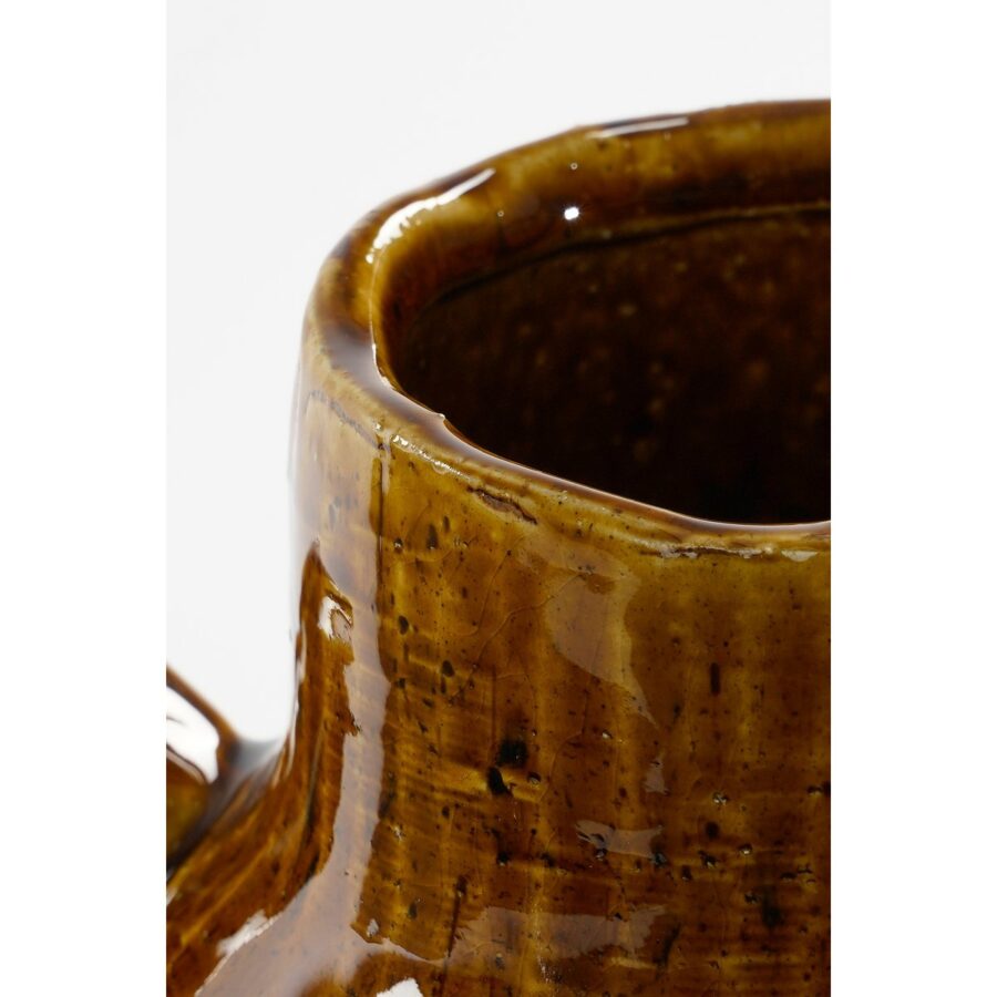 Elena Vaas - H34 x Ø26 cm - Keramiek - Bruin - Afbeelding 2