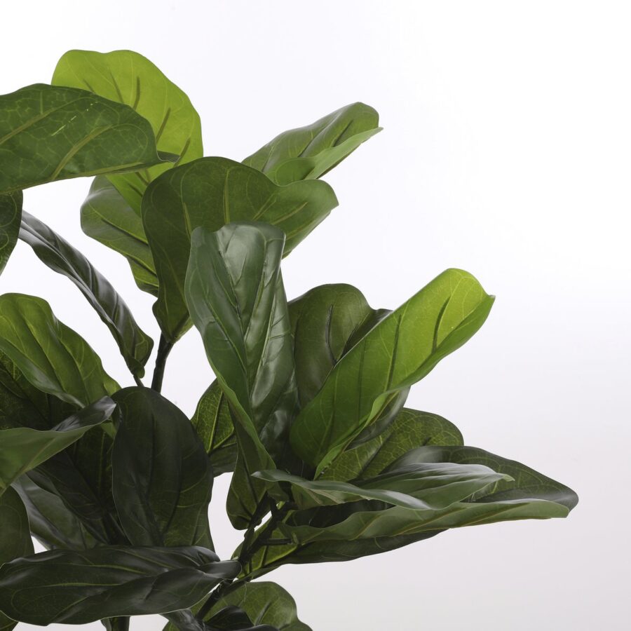 Ficus Lyrata Kunstplant - H120 x Ø60 cm - Groen - Afbeelding 2