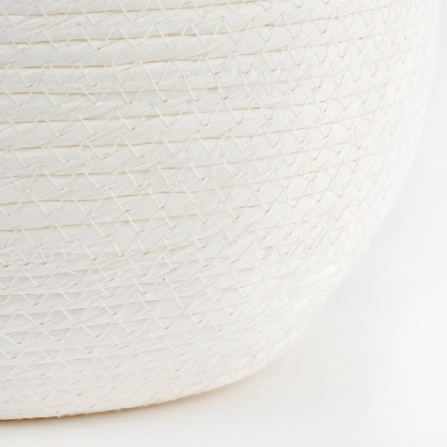 Jorck Plantenmand - Set van 3 - H24 x Ø26 cm - Off White - Afbeelding 4