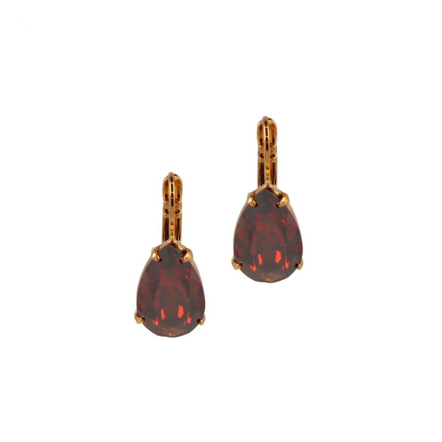 Lacrima Amber Satin Earhangers