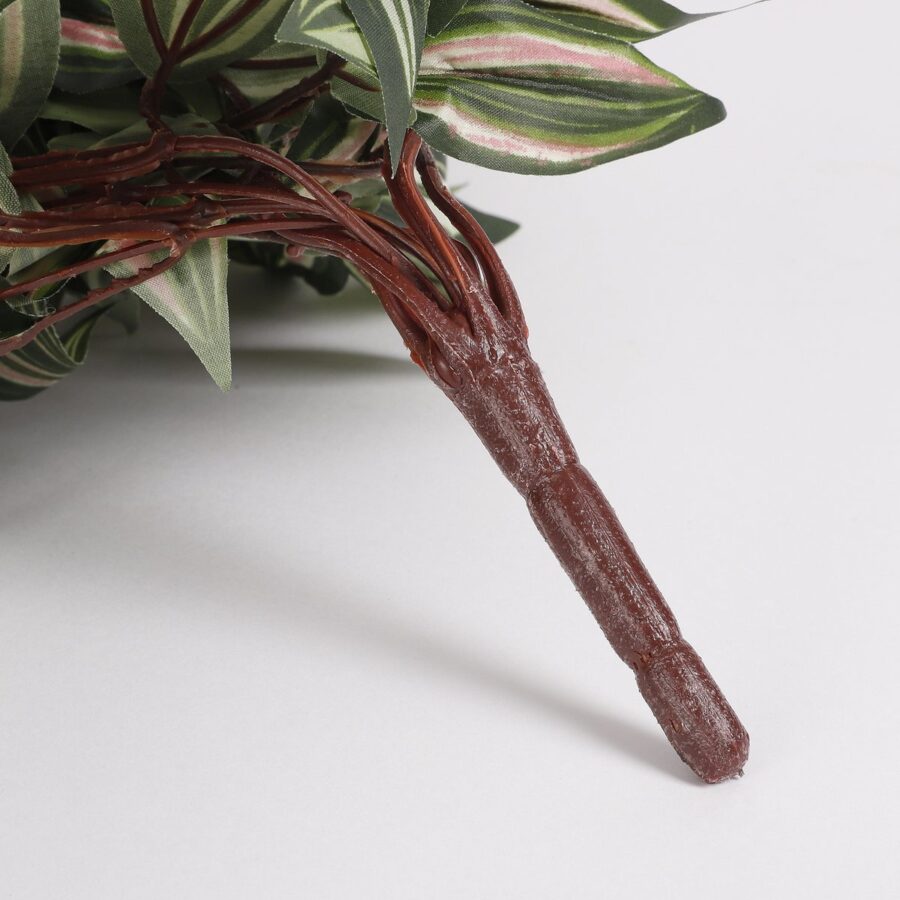 Tradescantia Kunst Hangplant - L15 x B30 x H80 cm - Groen - Afbeelding 3