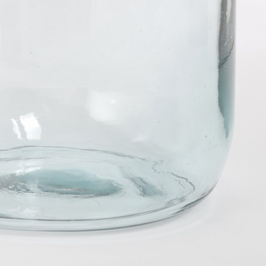 Vienne Vaas - H30 x Ø18 cm - Gerecycled Glas - Transparant - Afbeelding 3
