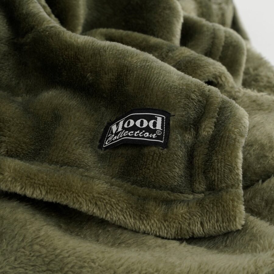 Famke Fleece Plaid - L180 x B130 cm - Donkergroen - Afbeelding 4