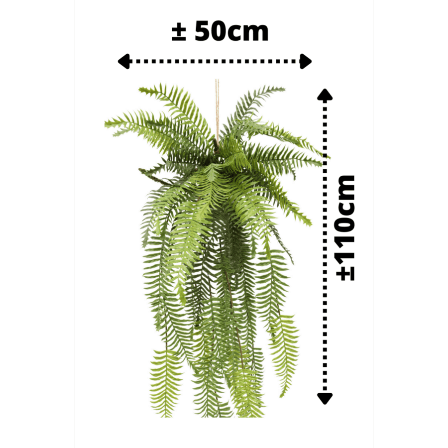 Varen Kunst Hangplant 110cm - Afbeelding 3