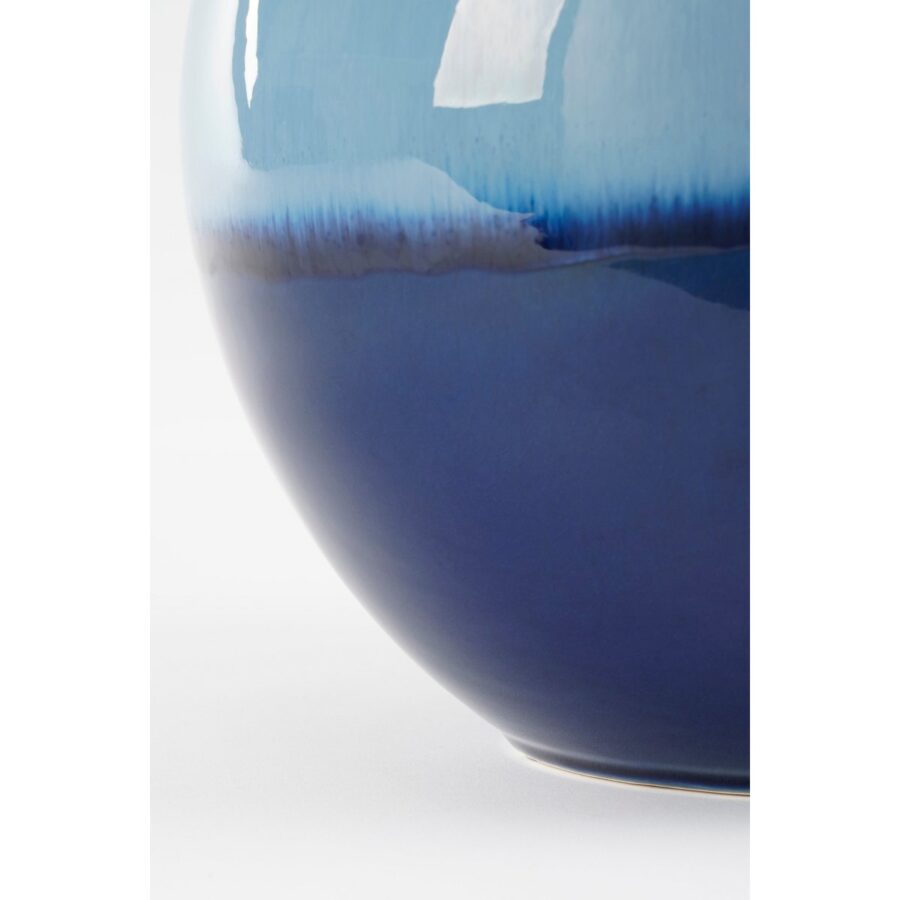 Holm Vaas - H42 x Ø29 cm - Keramiek - Blauw - Afbeelding 4