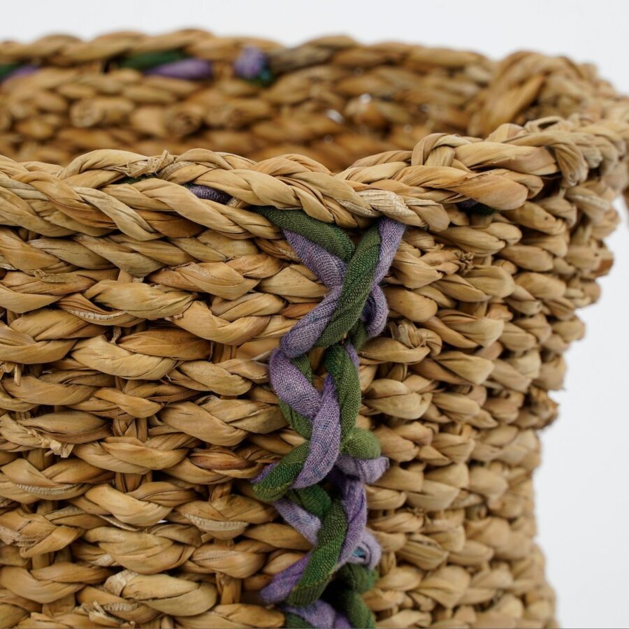 Cambridge Decoratieve Vaas - H35 x Ø23 cm - Zeegras - Groen - Afbeelding 3