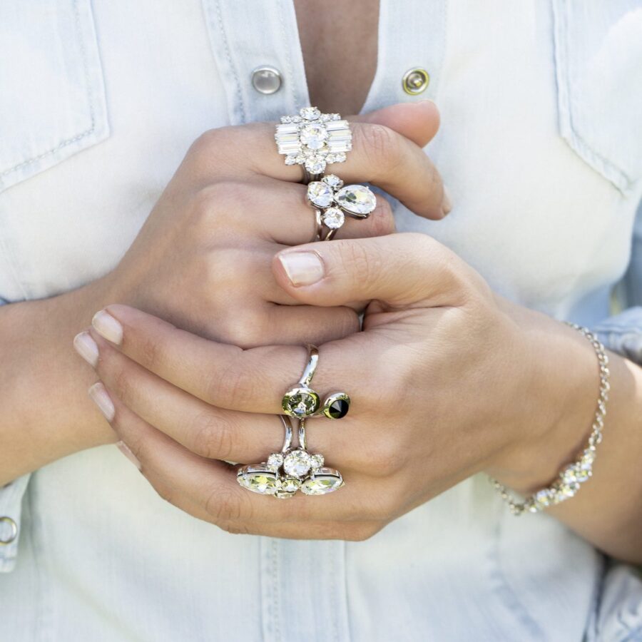 Silver Beetle Ring - Small - Afbeelding 2