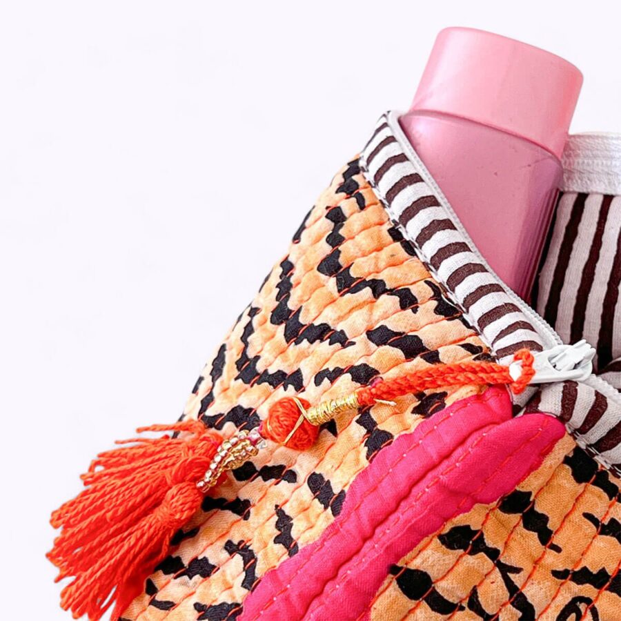 handgemaakte mini tas 'Poppy Tiger' - Afbeelding 9