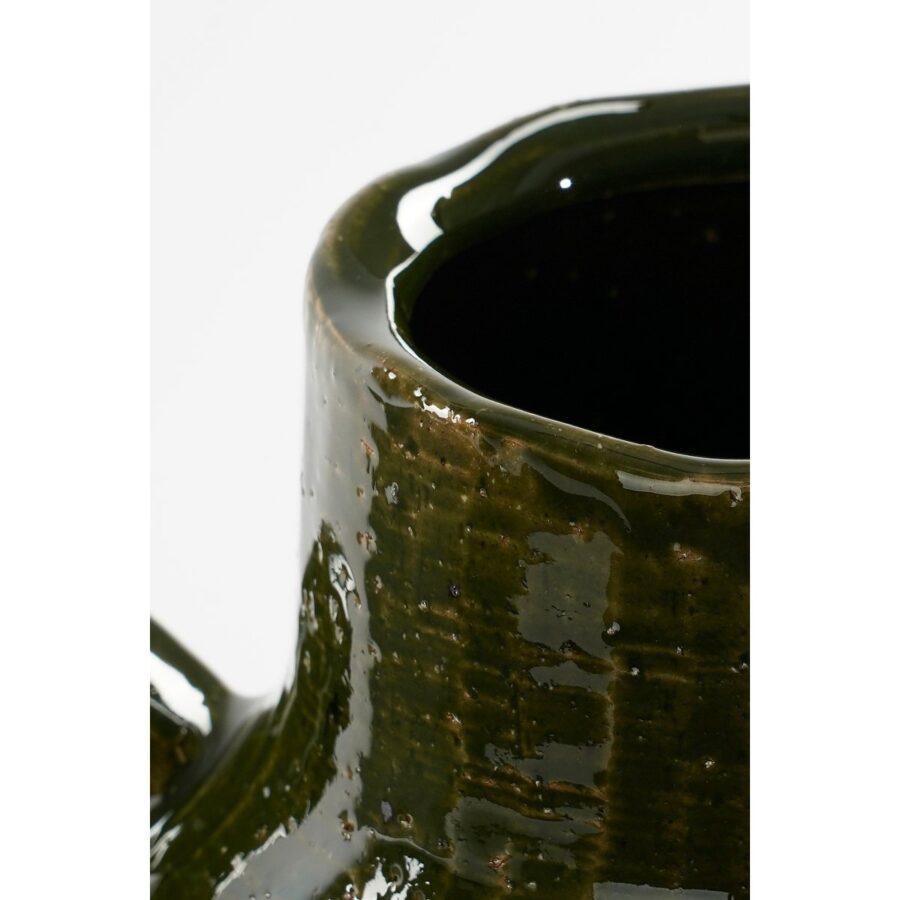 Elena Vaas - H34 x Ø26 cm - Keramiek - Groen - Afbeelding 2