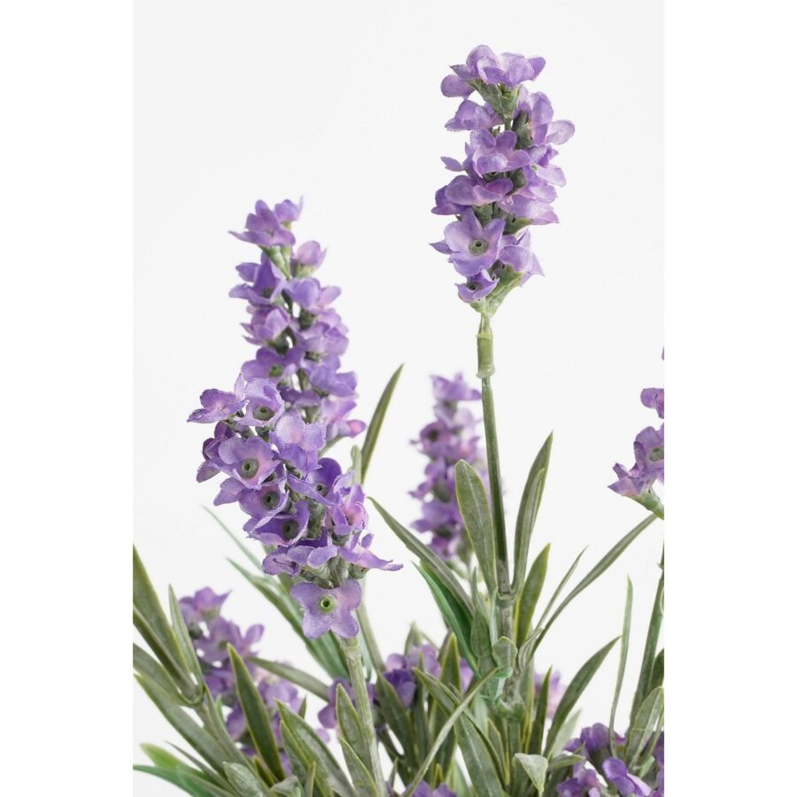 Lavendel Kunstplant in Bloempot Stan - H33 x Ø20 cm - Paars - Afbeelding 2