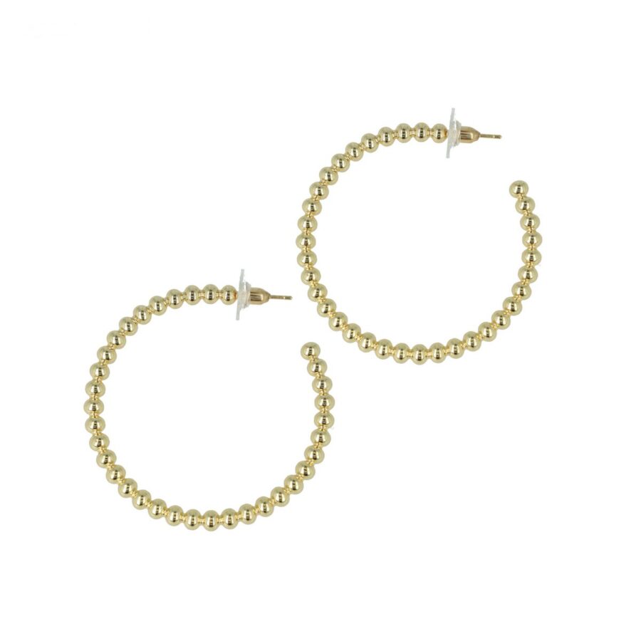 Divine Golden Bubble Hoops - Afbeelding 5