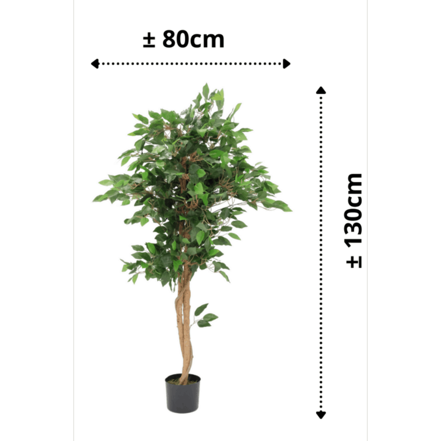 Kunst Ficus 130cm - Afbeelding 3