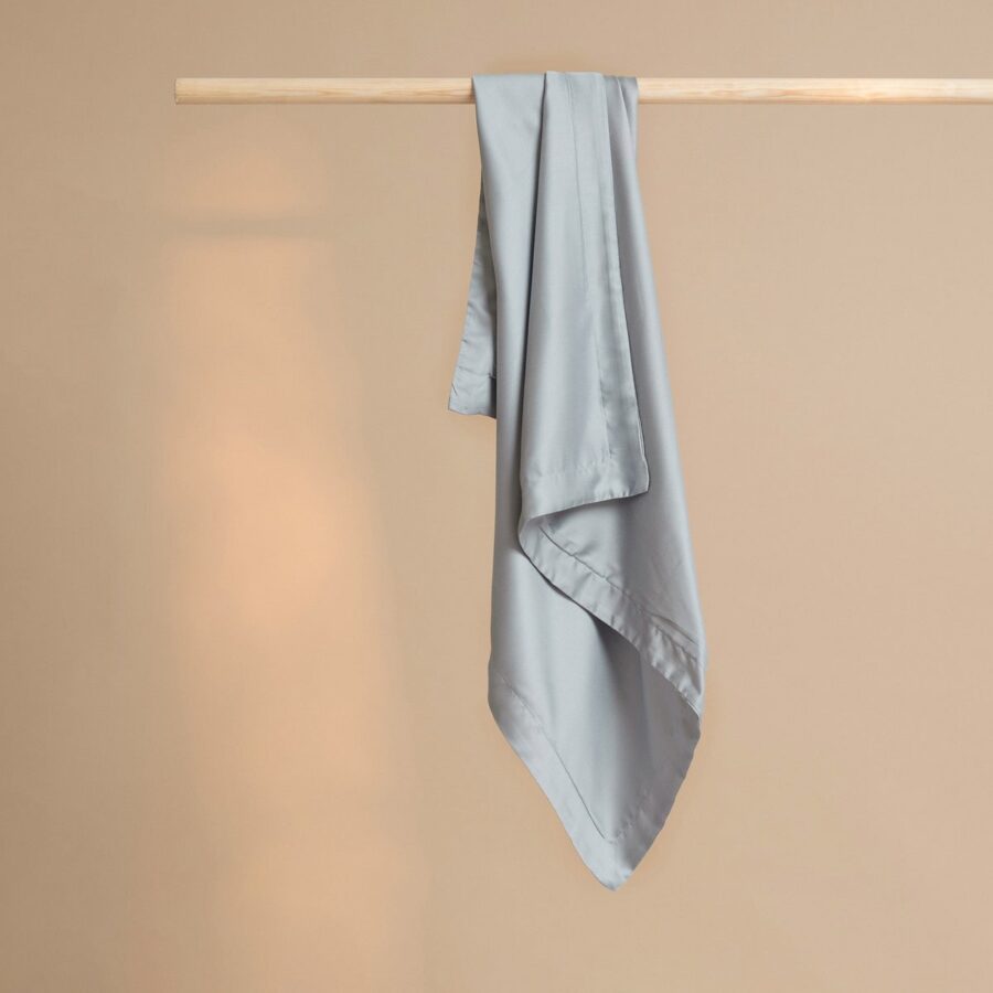 TENCEL™ - Sateen Kussensloop Grijs Blauw - Afbeelding 4