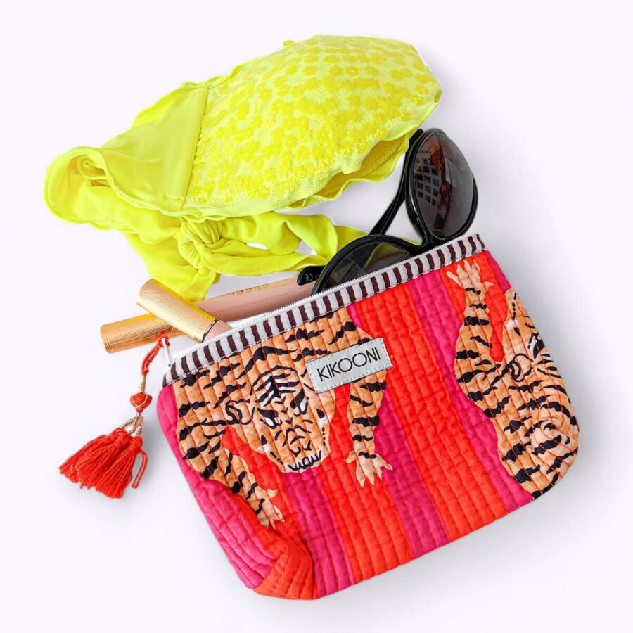 handgemaakte mini tas 'Poppy Tiger' - Afbeelding 7