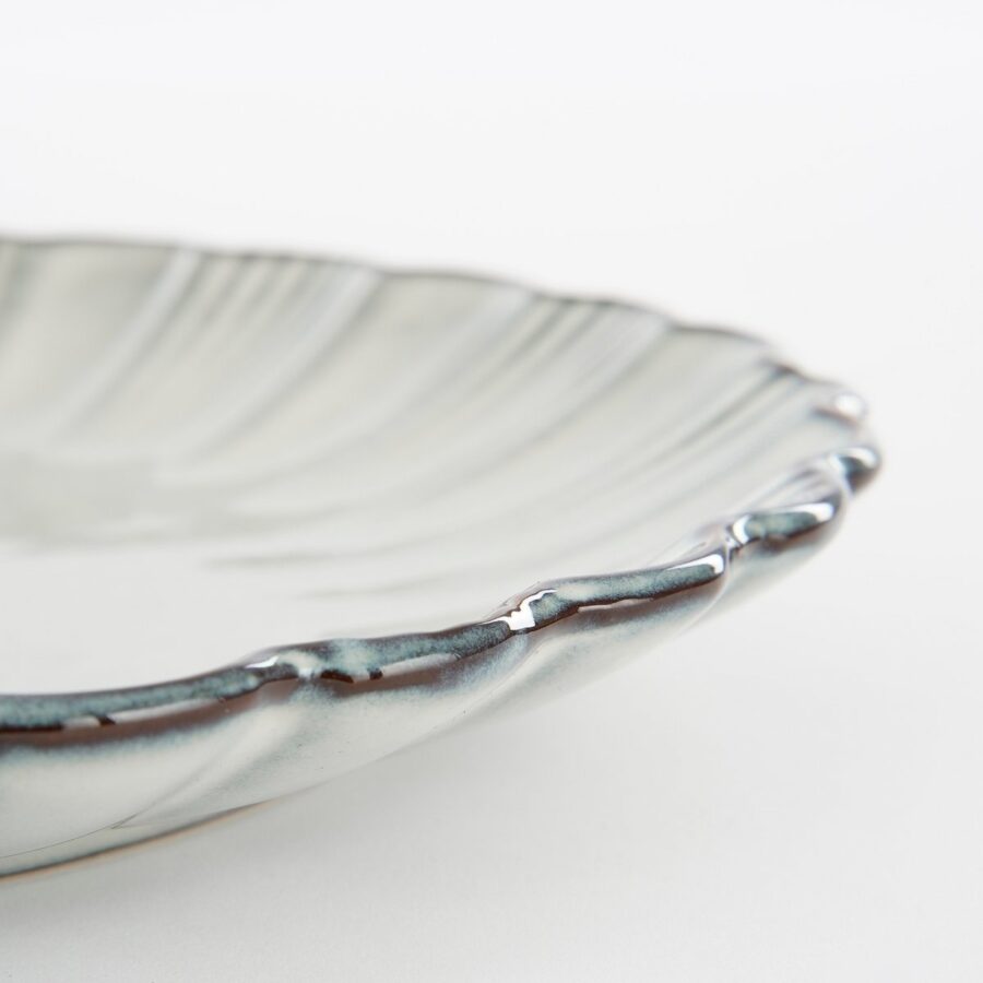 Corfu Dinerbord - H3 x Ø27 cm - Keramiek - Grijs - Afbeelding 2