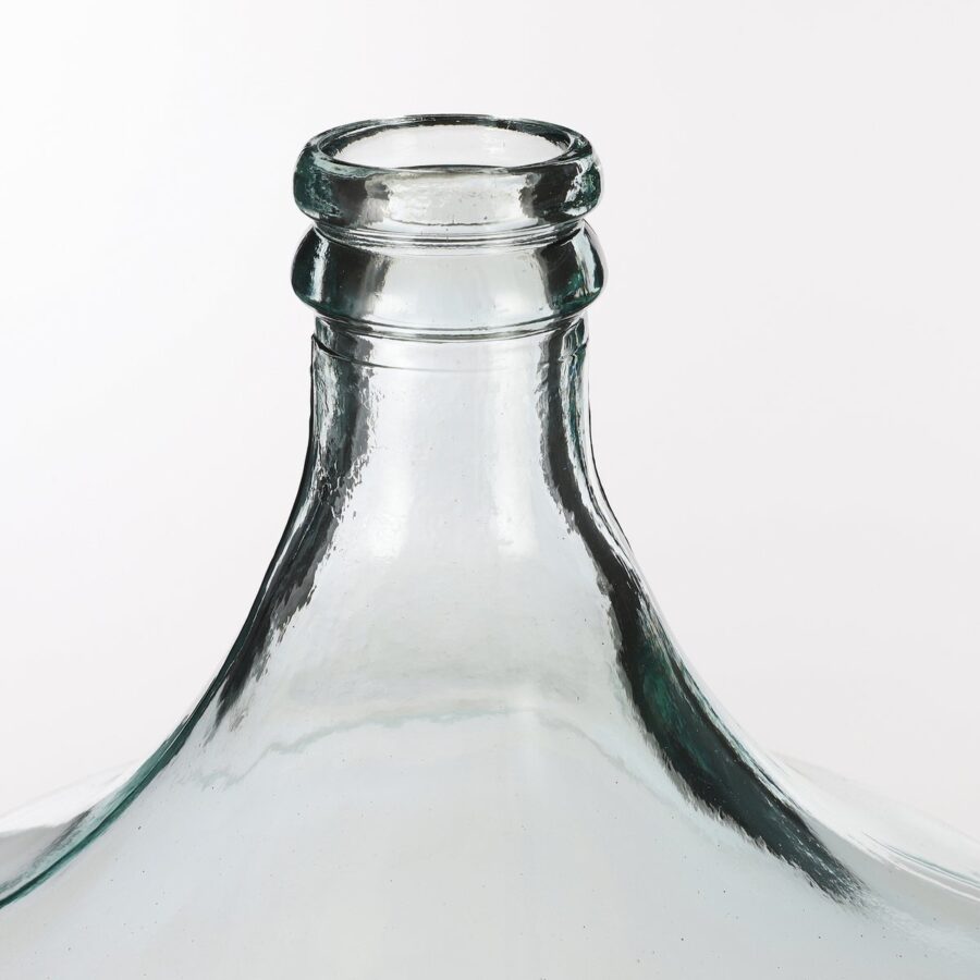 Diego Fles Vaas - H56 x Ø40 cm - Gerecycled Glas - Transparant - Afbeelding 2