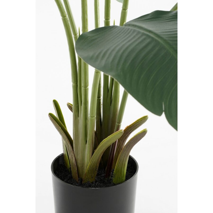Kunstplant Bananenboom in Pot - H180 x Ø30 cm - Groen - Afbeelding 4