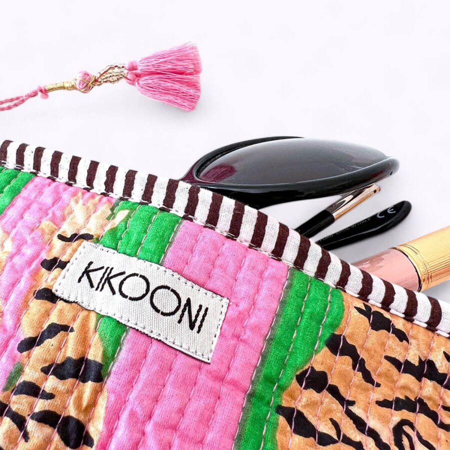 handgemaakt mini tasje 'Poppy Tiger Candy' - Afbeelding 5