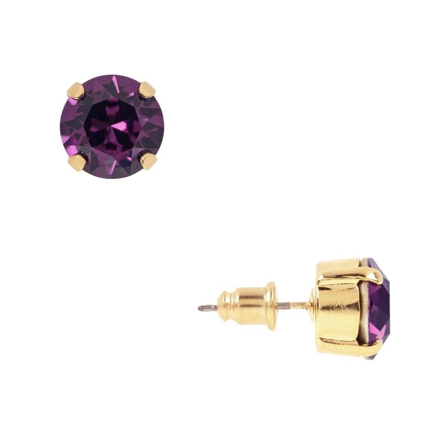 Amethyst Earpins