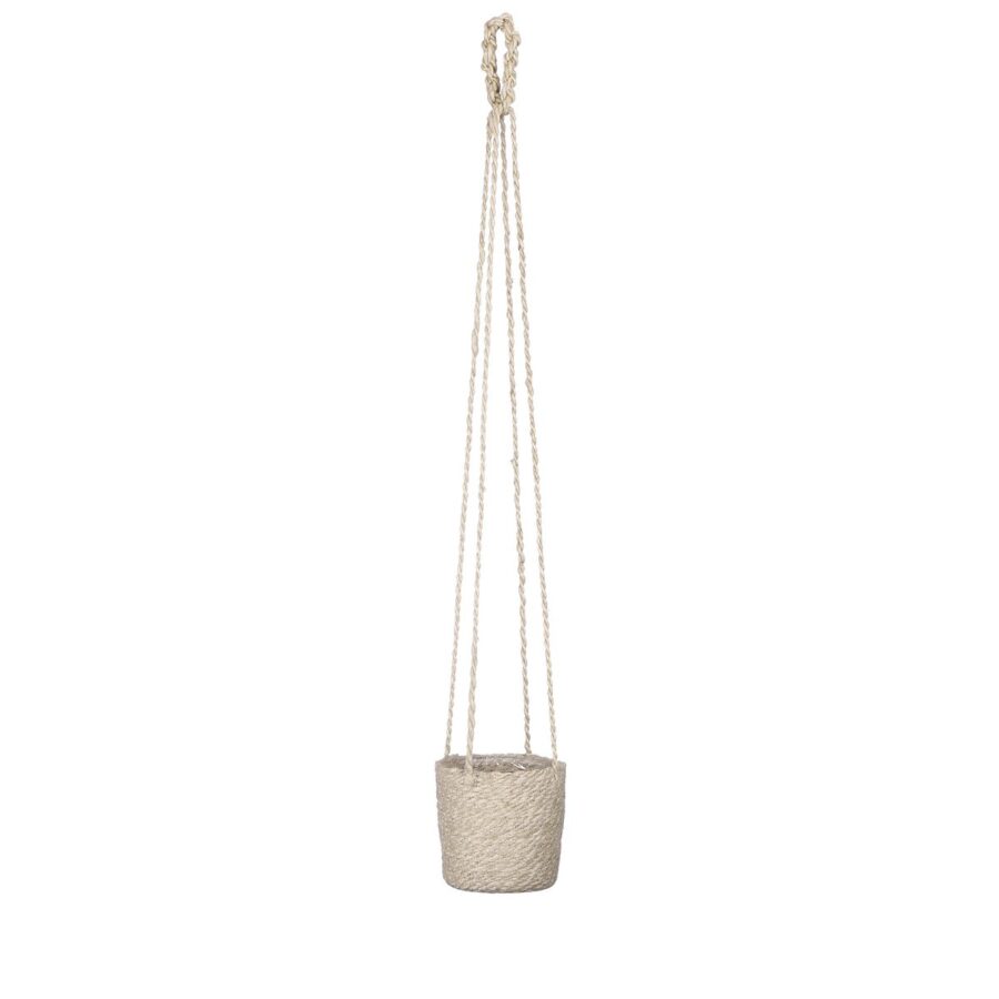 Atlantic Plantenmand - Set van 2 - H16 x Ø16 cm - Crème - Afbeelding 5