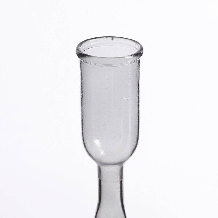 Trent Kandelaar - H33 x Ø9 cm - Glas - Donkergrijs - Afbeelding 2