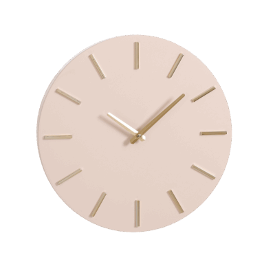 Brixen Wandklok - Ø36 cm - Beige