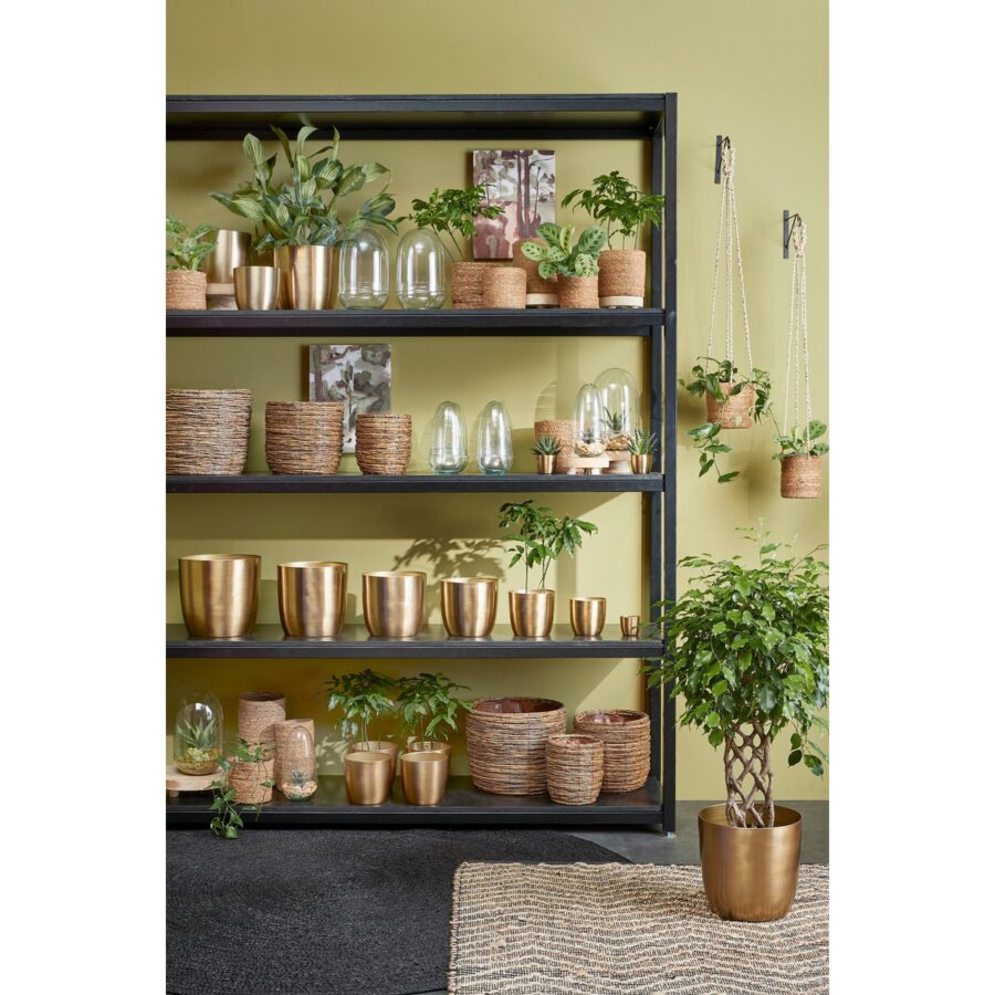 Atlantic Plantenmand - Set van 2 - H16 x Ø16 cm - Lichtbruin - Afbeelding 8