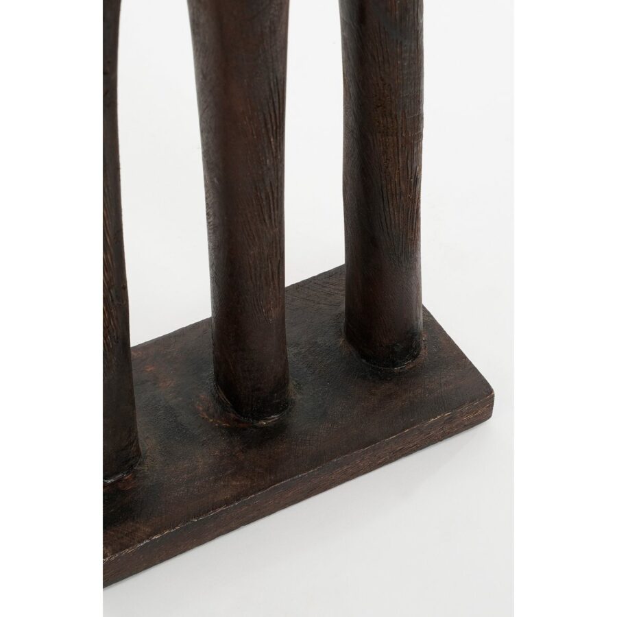 Pegara Woondecoratie - L7 x B18 x 46 cm - FSC 100% Mangohout - Bruin - Afbeelding 3