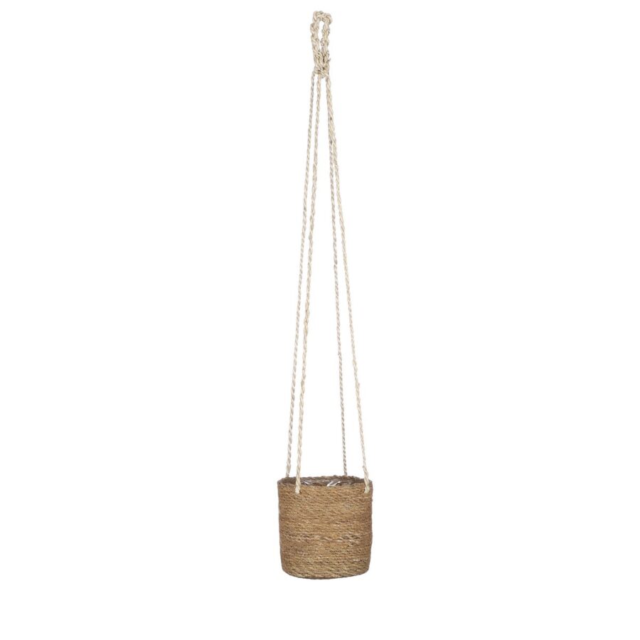 Atlantic Plantenmand - Set van 2 - H16 x Ø16 cm - Lichtbruin - Afbeelding 4