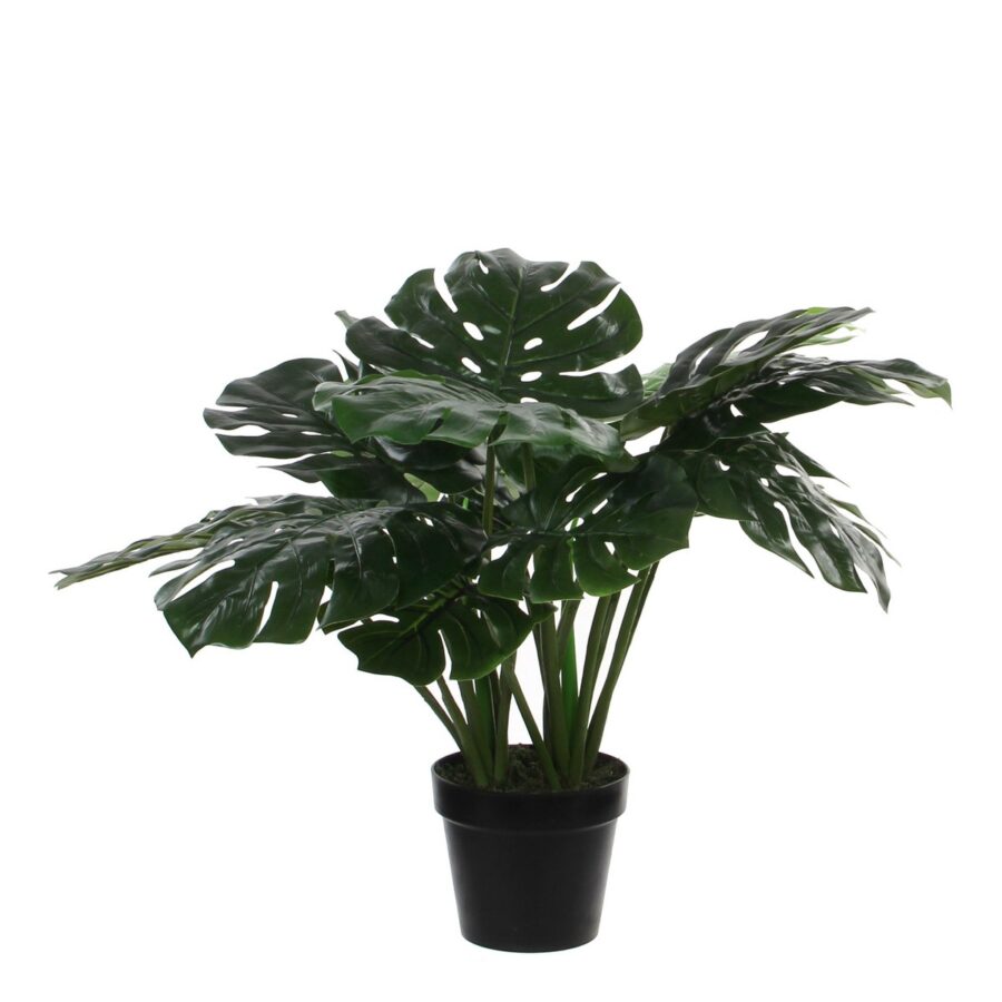 Monstera Kunstplant - H60 x Ø80 cm - Groen