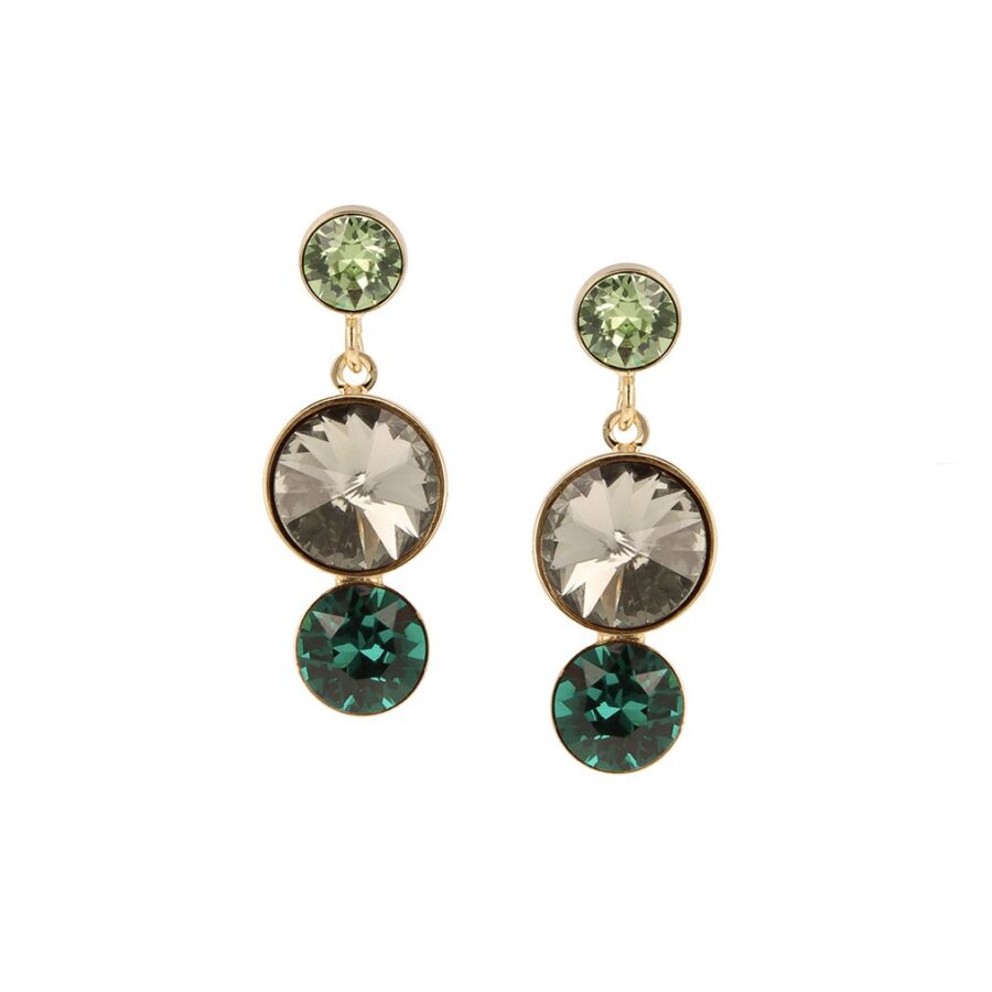 Blossom Green Earpins