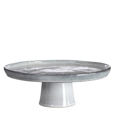 Tabo Taartplateau - H10 x Ø27 cm - Grijs