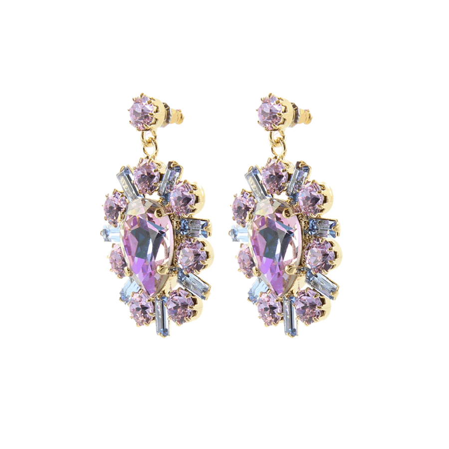 Velvet Purple Earrings - Afbeelding 3