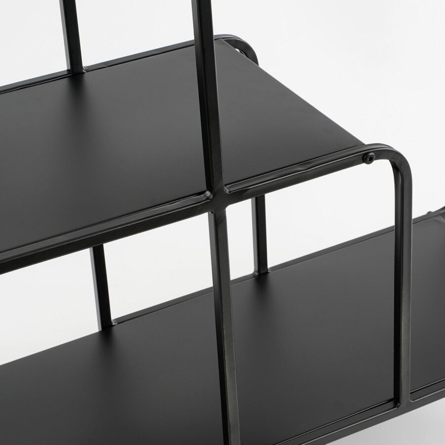 Jules Wandkast - L70 x B30 x H76 cm - Metaal - Zwart - Afbeelding 4