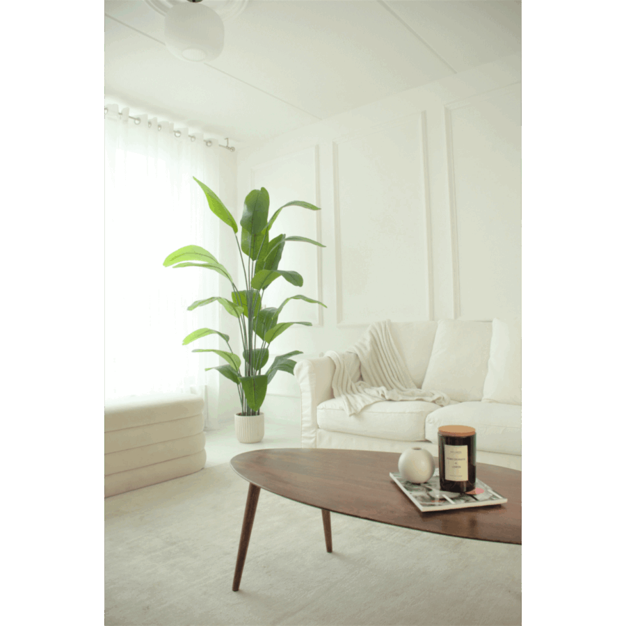 Kunst Bananenplant 210cm - Afbeelding 3