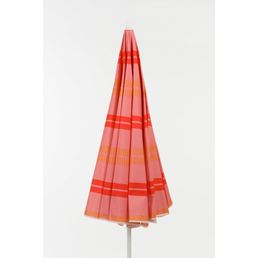 Stripe Strandparasol - H180 x Ø160 cm - Lichtroze - Afbeelding 5